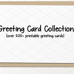 Download Layout Blank Greeting Card Template Printable