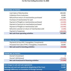 Cool Simple Cash Flow Statement For Small Business Sheet Statements Firm Direct Example