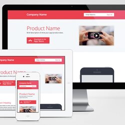 Perfect Responsive Product Page Template