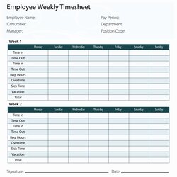 Preeminent Using Time Card Template To Make Your Work Easier In Free