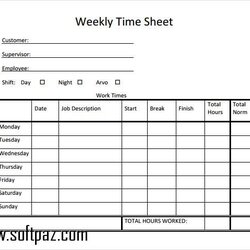 Get The Weekly Time Sheet Template Software For Windows Free Excel Biweekly Employee Calculator
