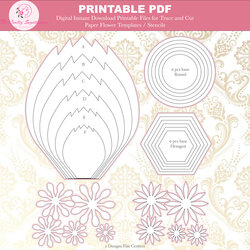 Terrific Printable Paper Flower Templates Discover The Beauty Of
