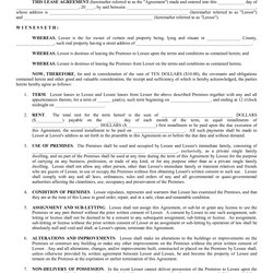 Swell Free Rental Agreements To Print Standard Lease Agreement Form Landlord Copy Printable Forms
