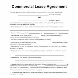 Superlative Lease Agreement Template Free Word Legal Formats Commercial Printable Proposal Templates