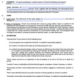 Worthy Lease Agreement Templates Word Excel Formats Printable Example