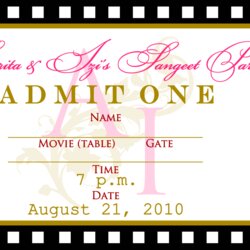 Champion Best Images Of Movie Ticket Template Printable Clip Art Invitation Birthday Templates Invitations