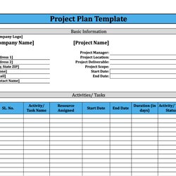Smashing Free Project Plan Template Forbes At Pm