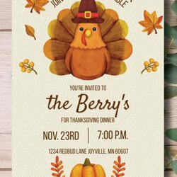 Admirable Thanksgiving Dinner Invitation Instant Download Printable Or Template
