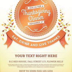 Sublime Thanksgiving Dinner Invitation Template Stock Vector Illustration Of Format Preview Blending Modes