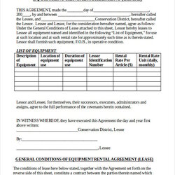 Superlative Free Rental Agreement Template Word Documents Download Lease Equipment Agreements Templates Gov