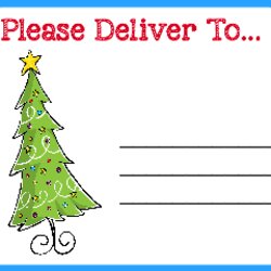 Eminent Printable Shipping Label Templates Labels Christmas Holiday