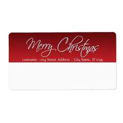 High Quality Merry Christmas Shipping Labels