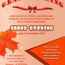 Free Printable Flyer Templates Grand Opening Template