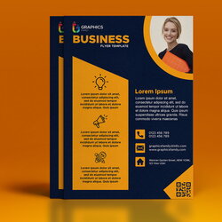 Admirable Free Flyers Download Business Flyer Template With Photo