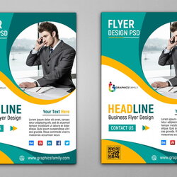 Fine Business Flyer Template Design Free