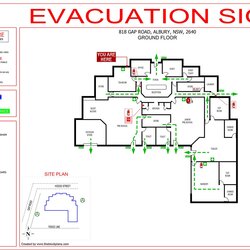 Superlative Emergency Evacuation Plan Fire Block Plans Diagram Examples Hydrant Example Australia Alarm