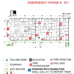 Emergency Evacuation Plans Sample Plan Prepared Enlarge Format Click Lt