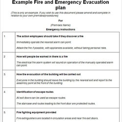 Eminent Emergency Evacuation Plan Template Word Google Docs Apple Procedures Escape Width