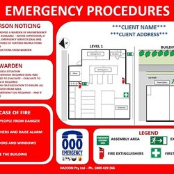 Emergency Evacuation Diagrams Plans Plan Procedure Procedures Fire Exit Quotes Contact Em