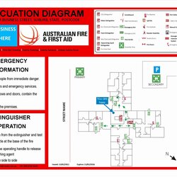 Emergency Evacuation Plan Template Free Unique Australia Templates Fire Sensational Response Action Clarity