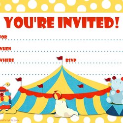Spiffing Free Printable Carnival Invitations Word Searches Circus Party