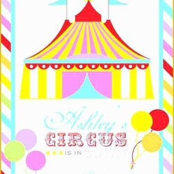 Supreme Circus Invitation Template Free Of Theme Templates Party Carnival Printable