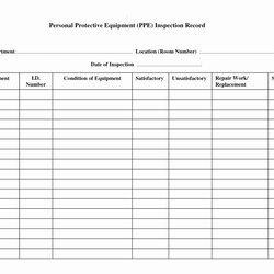 Tremendous Equipment Maintenance Spreadsheet With Regard To Template Log Excel Inspection Report Machine