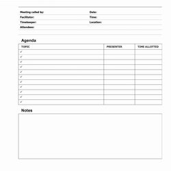 Cool Editable Templates For Minutes Of Meetings And Agendas Agenda Informal Meeting Template Word Scaled