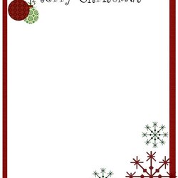 Printable Christmas Stationery To Use For The Holidays Templates Note Stuff