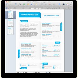 Fine Mac Pages Templates Free Download Of Resume And Template Remarkable