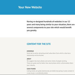 Spiffing Website Design Proposal Template