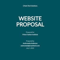 Wizard Free Website Proposal Templates Edit Download Template