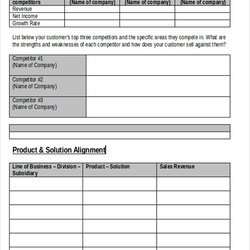 Smashing Free Sample Account Plan Templates In Ms Word Google Docs Template Key Strategic Management Strategy