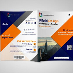 Fine Free Bi Fold Brochure Template Business Modern
