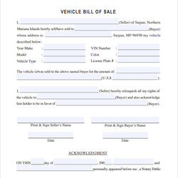 Smashing Vehicle Bill Of Sale Template Download Free Documents In Word Printable Sample Car Sales Ms