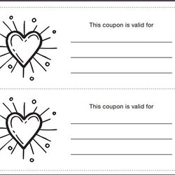 Out Of This World Blank Coupon Template Printable Templates Example Voucher Gift Babysitting