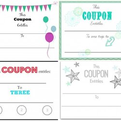 Preeminent Blank Coupon Template Free Fearsome Entitles Christmas Invoice Williamson Image