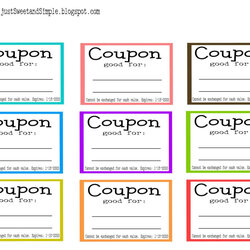 Superb Blank Coupon Template Printable Professional Examples Ideas Exceptional Free Editable Regarding
