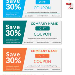 Perfect Blank Coupon Templates Free Word Format Download Template Business Gift Coupons Printable Discount