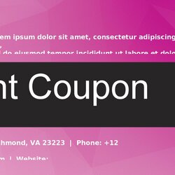 Outstanding Free Coupon Templates Template Exclusive