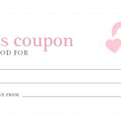 Coupon Template Business Mentor Blank Printable Word For Throughout Love