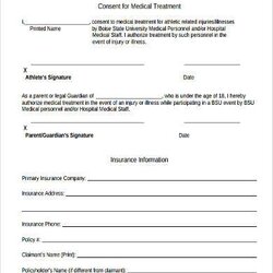 Free Sample Athlete Waiver Forms In Ms Word Form Printable