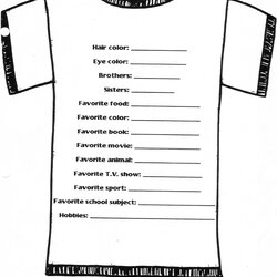 Wonderful Shirt Order Form Template