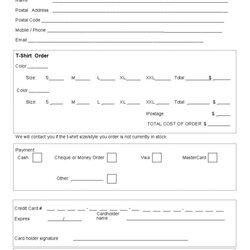 Sublime Shirt Order Form Template Excel Templates Needs Blank Best Highest Clarity