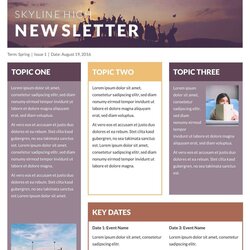 Perfect Free Printable Newsletter Templates Examples In Employee Template
