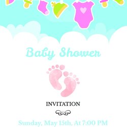 Peerless Free Printable Baby Shower Invitations Invitation Template Templates Editable Sample Cards Card