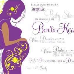 Matchless Sample Baby Shower Invites Flyers Signatures Sprinkle
