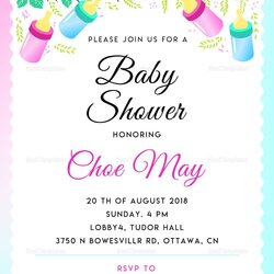 Perfect Editable Free Online Baby Shower Invitations Templates
