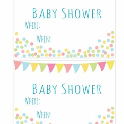 Smashing Free Printable Baby Shower Invitation Easy And Fun Blue Invitations Invites Pink Girls