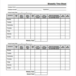 Brilliant Biweekly Template Free Samples Examples Format Time Sheet Templates Sample Invoice